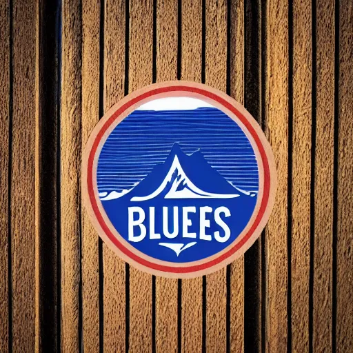 Prompt: logo for a new travel adventure company, blues and reds