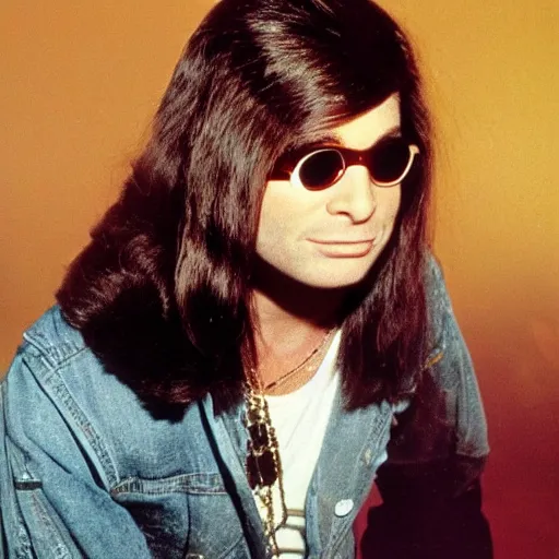 Image similar to 1970 young Ozzy Osbourne on the Osbournes screenshot