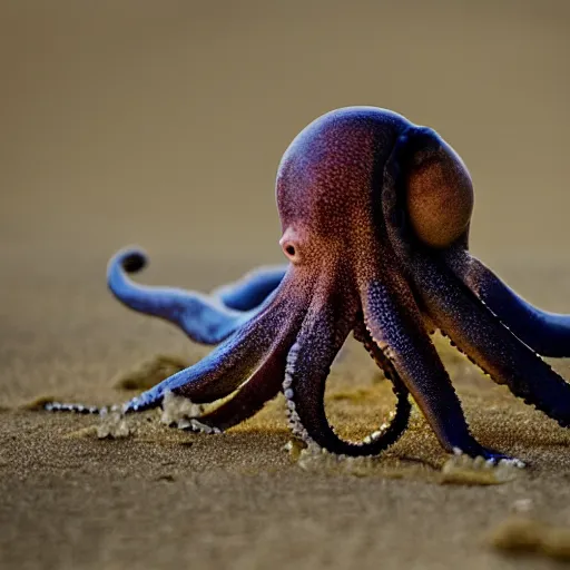 Image similar to octopus wrestling with a sphere, 5 5 mm