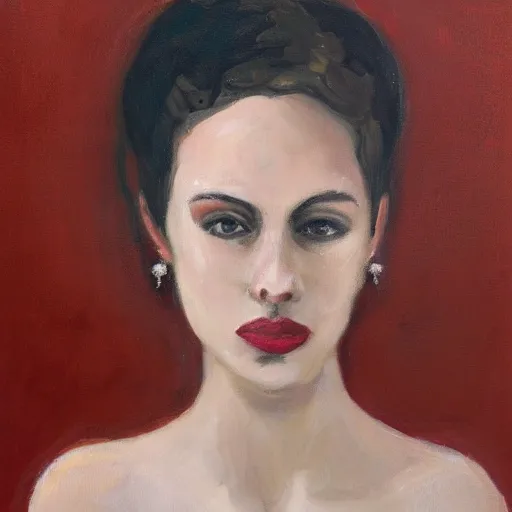 Image similar to portrait of a woman, her name is krystle