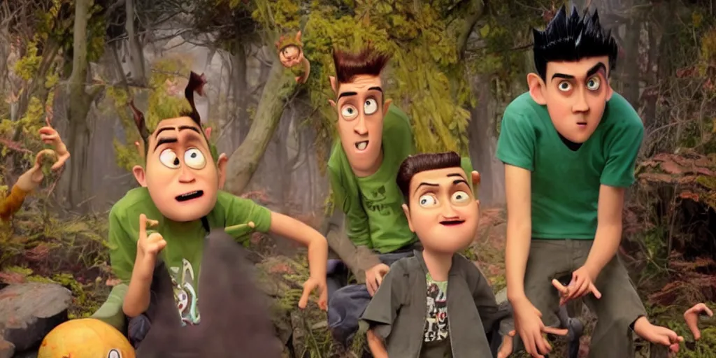 Image similar to paranorman, realistic