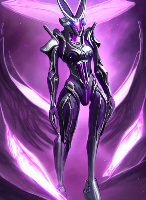 Prompt: cinematic body shot, galactic sized goddess, proportional stunning beautiful hot female warframe, sleek mecha female dragon head, metal ears, led purple eyes, smooth fuschia skin, smooth silver armor, floating in space, holding a galaxy, epic proportions, epic size, epic scale, furry art, dragon art, giantess art, warframe fanart, furaffinity, octane