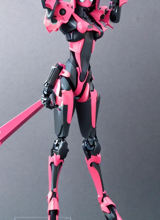 Image similar to Girl in mecha cyber Armor, portrait of the action figure of a girl, with bare legs，in the style of NEON GENESIS EVANGELION，anime figure