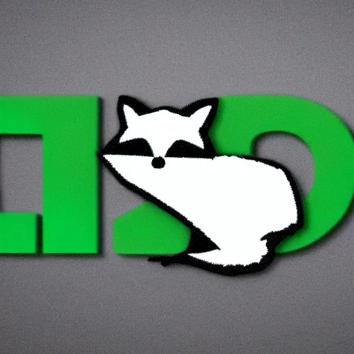 Image similar to green and white modern logo for a bank that has a fox mascot