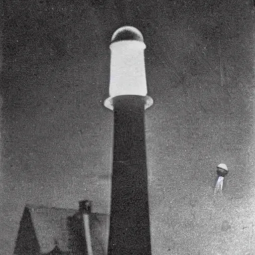 Image similar to 1 9 0 1 photo of nikola tesla wardenclyffe tower and ufo flying fast over in the distance