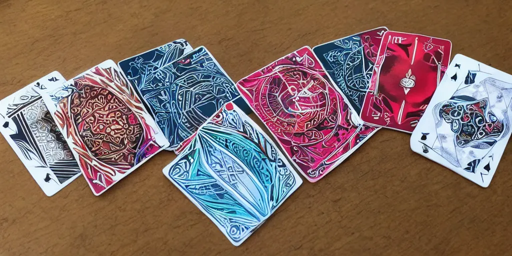 Image similar to cardistry