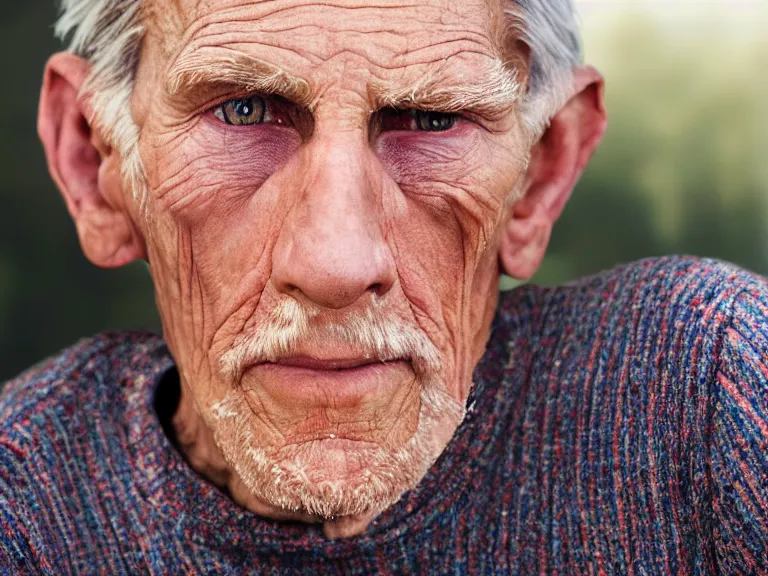 Image similar to A colored colorized real photograph of Jerma985 as an elderly guy, taken in the early 2020s, taken on a 2010s Camera, realistic, hyperrealistic, very realistic, very very realistic, highly detailed, very detailed, extremely detailed, detailed, digital art, trending on artstation, headshot and bodyshot, detailed face, very detailed face, very detailed face, real, real world, in real life, realism, HD Quality, 8k resolution, intricate details, colorized photograph, colorized photon