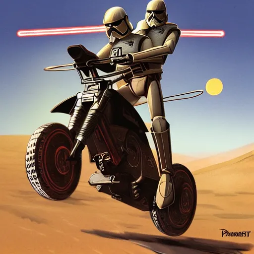 Image similar to speeder bike starwars, pangea