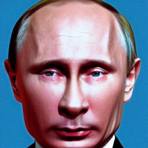 Image similar to vladimir putin became stupid ugly lovecraftian degenerate abomination, photo - realistic, color image, 2 k, highly detailed, horror