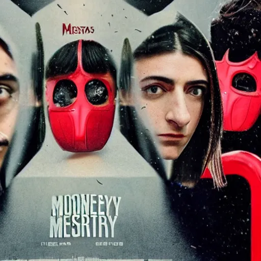 Prompt: Money heist movie by Salvador Dali