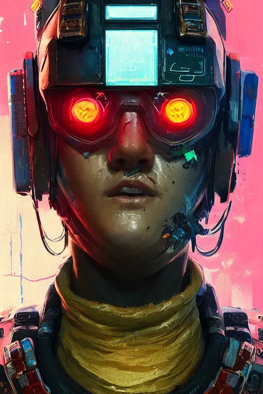 Image similar to soldier from apex legends, cyberpunk futuristic neon. decorated with traditional japanese ornaments by ismail inceoglu dragan bibin hans thoma greg rutkowski alexandros pyromallis nekro rene maritte illustrated, perfect face, fine details, realistic shaded, fine - face, pretty face