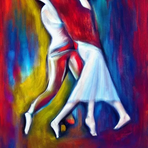 Prompt: sensual dance abstract
