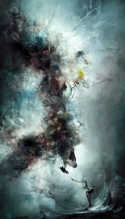 Image similar to the end of the world, by ryohei hase