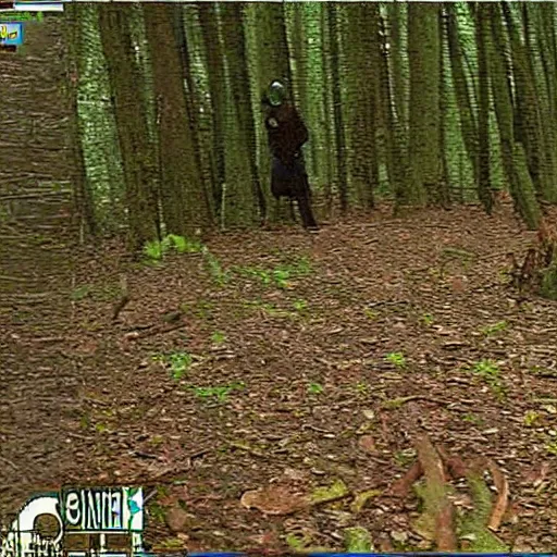 Prompt: scavengers of the forest, security camera footage, grainy, realistic