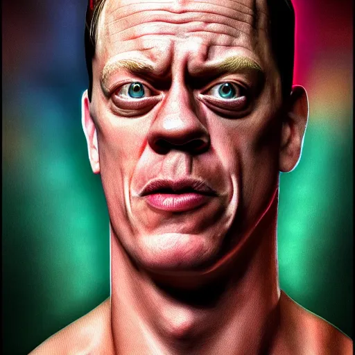 Prompt: the lovechild of john cena and steve buscemi from new jersey, realistic, hyperrealistic, 8 k resolution, hd quality, very detailed, highly detailed, intricate details, real life, real world, trending on artstation, 7 0 s photo