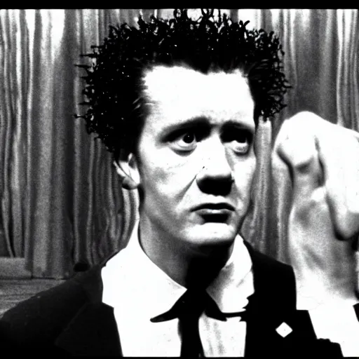 Prompt: screenshot of the scotch egg man from David Lynch\'s Eraserhead