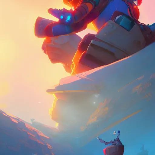 Image similar to hero world futurama, behance hd by jesper ejsing, by rhads, makoto shinkai and lois van baarle, ilya kuvshinov, rossdraws global illumination