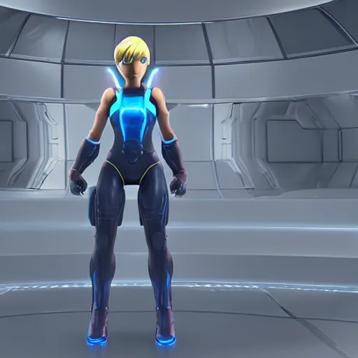 Image similar to samus aran, unreal engine 5