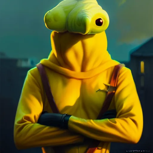 Image similar to portrait of lemongrab in unnaceptable conditions, ultra high detailed, oil painting, greg rutkowski, charlie bowater, yuumei, yanjun cheng, unreal 5, daz, hyperrealistic, octane render, rpg portrait, dynamic lighting