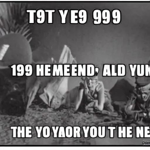 Prompt: meme from the year 1 9 4 2