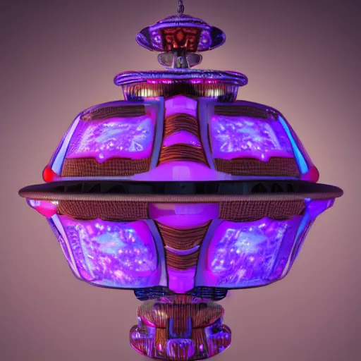 Prompt: Dreambot Mothership, highly detailed, 8k render