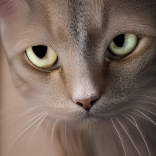 Prompt: portrait of a cute cat, art by elke vogelsang, 8 k ultra realistic, trending on artstation, 4 k, hyperrealistic, focused, extreme details, unreal engine 5, cinematic, masterpiece