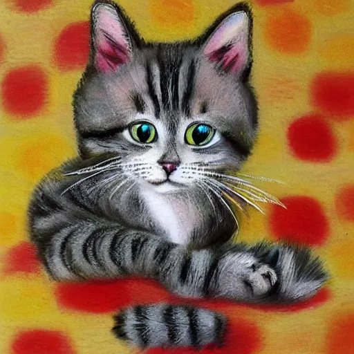 Image similar to cute cat by bijou karman