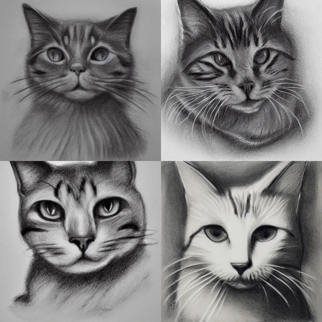 How to Draw a Cat Face  Easy Drawing Art