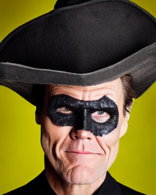 Image similar to headshot of actor jim carrey as the mask - raw, studio lighting, 8 k, photo shoot, 9 inch kershaw soft focus lens f / 5. 6