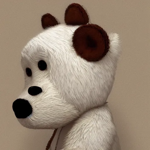 Prompt: Teddy, from TED (2012), on a white background, hyperdetailed, artstation, cgsociety, 8k