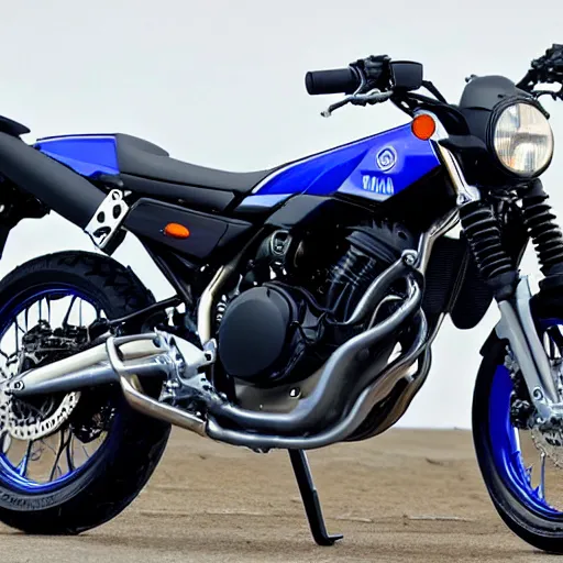 Prompt: yamaha xz550 motorcycle with fairing, award winning, 8k