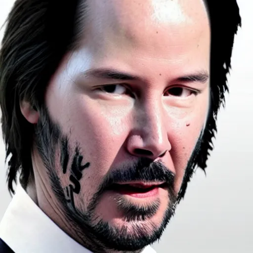 Prompt: keanu reeves as a nutella, looks like nutella