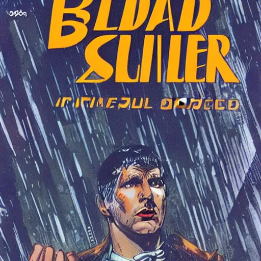 Image similar to blade runner, comic book by pepe moreno, 1 9 9 0