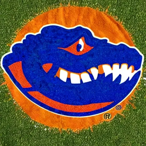 Prompt: tie dyed Florida gators logo