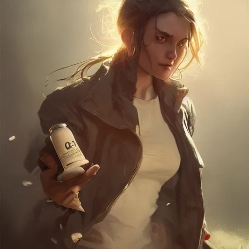 Image similar to a one milk, digital art, photorealistoc, art by greg rutkowski, hyperdetailed, western comic style, comic, comic style, sharp lineart, professional lighting, deviantart, artstation, trevor henderson, rossdtaws, cinematic, dramatic