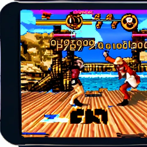Prompt: Pirate Arcade Fighter Game For PSP.