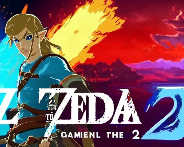 Prompt: zelda breath of the wild 2 final boss ganon epic finale