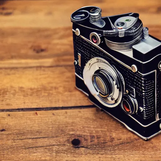 Image similar to an ironman vintage film camera