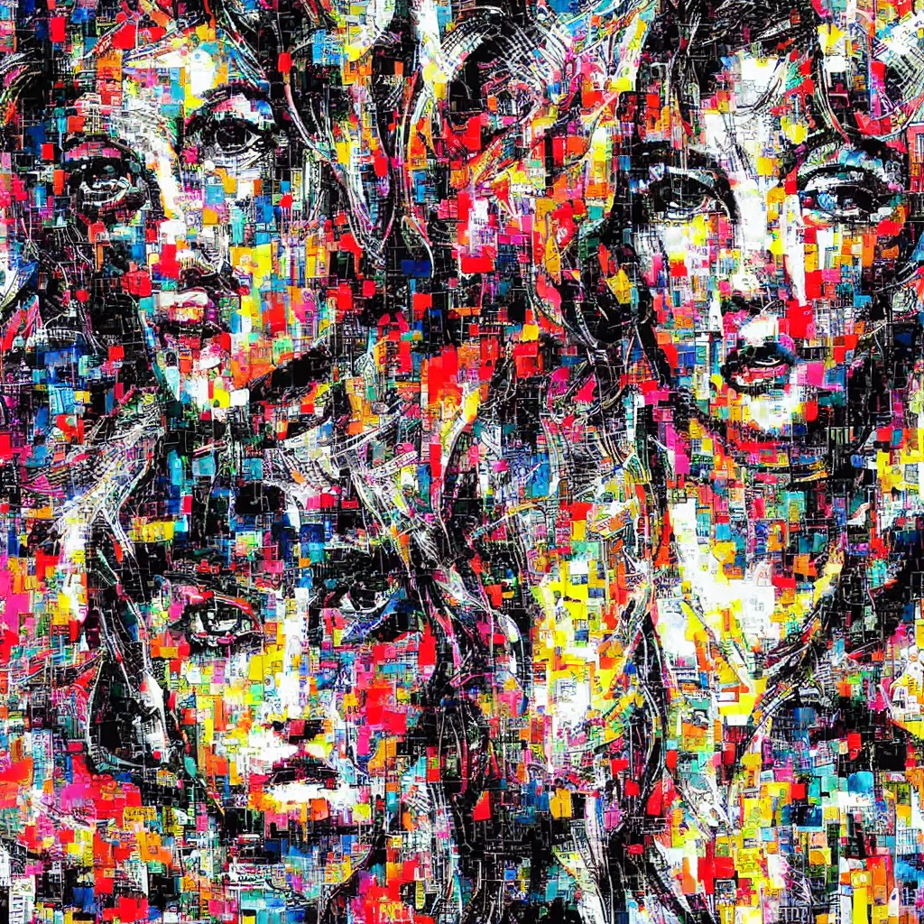 Prompt: eating your mind by Derek Gores, bright tones