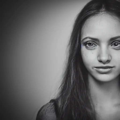 Image similar to a beautiful woman, portrait photograph, nikon 3 5 mm, photograph