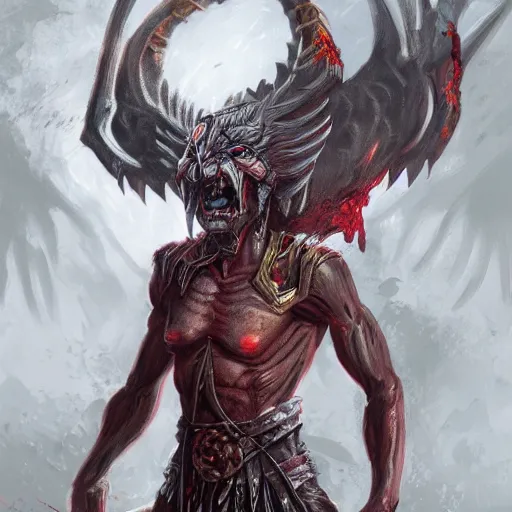 Image similar to Kitava the god of hunger from path of exile, artstation, concept art, digital painting, highly detailed, fan art