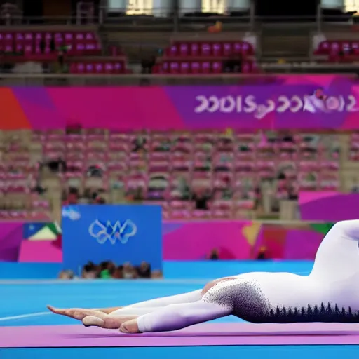 Image similar to Boris Johnson doing gymnastics at the Olympics