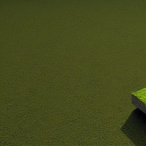 Prompt: I sat on the roof and kicked off the moss, trending in artstation, octane render