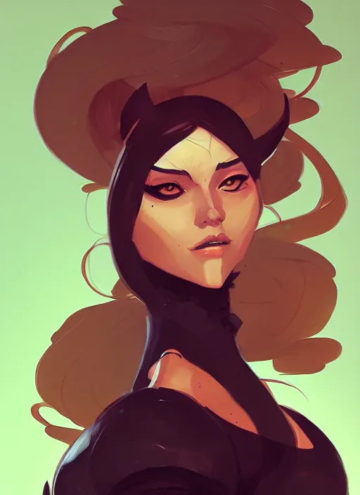 Image similar to a portrait of a lady by greg tocchini