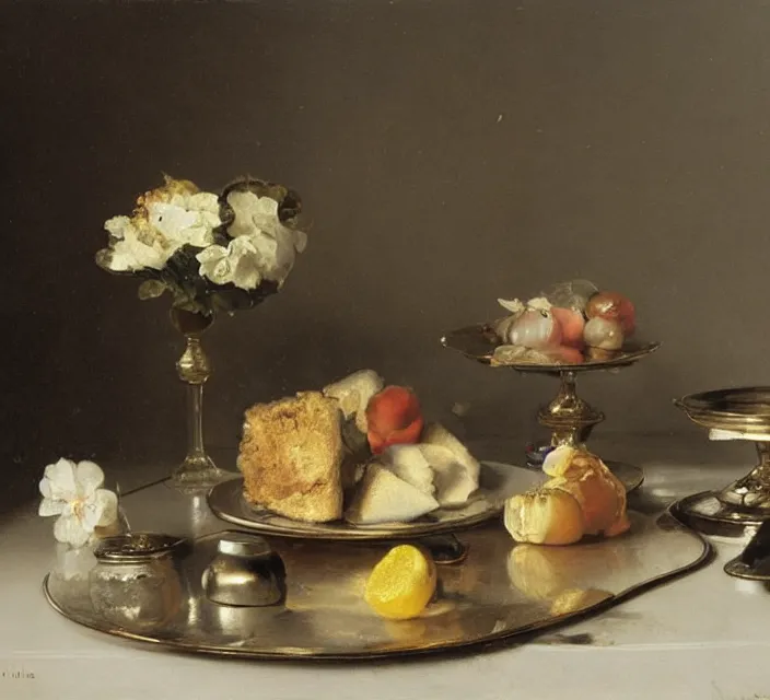 Image similar to still life by willem claesz heda