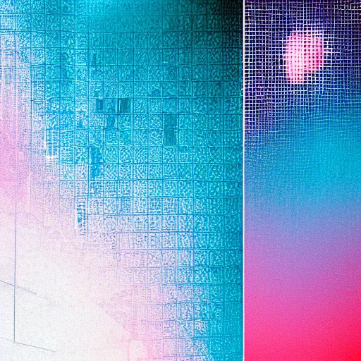 Image similar to collage, double exposure, gradient, chromatic aberration, sunllight