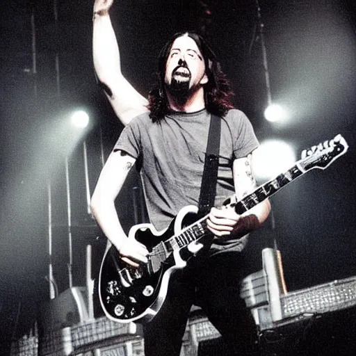 Image similar to 2 1 yo dave grohl 1 9 9 4 rock tour photograph, rollingstone magazine