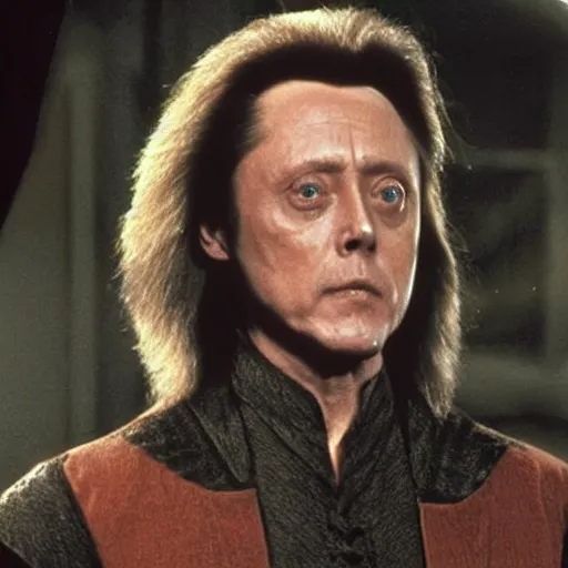 Prompt: Christopher Walken as Khan Noonien Singh