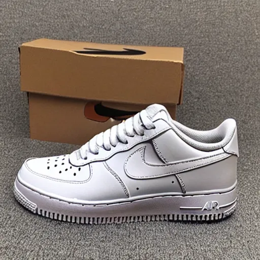 Image similar to nike air force shoes made with bones, scarry, horror, ultra detailed, terryfiyng