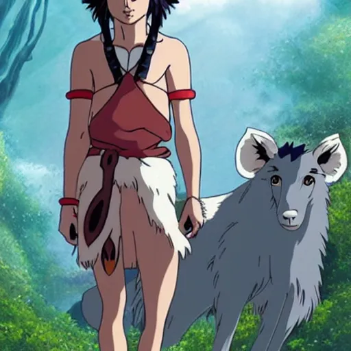 Image similar to princess mononoke